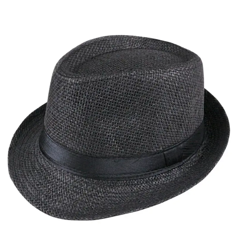 Горячая Распродажа, летняя стильная детская пляжная мягкая фетровая шляпа, шляпа от солнца, соломенная шляпа-Панама для мальчиков и девочек, подходит для детей 54 см