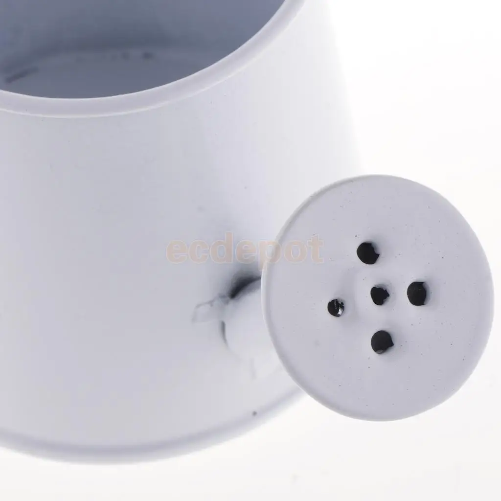 Rustic Vintage Iron Metal Watering Can Flower Bucket Vases Garden Balcony Home Office Decor