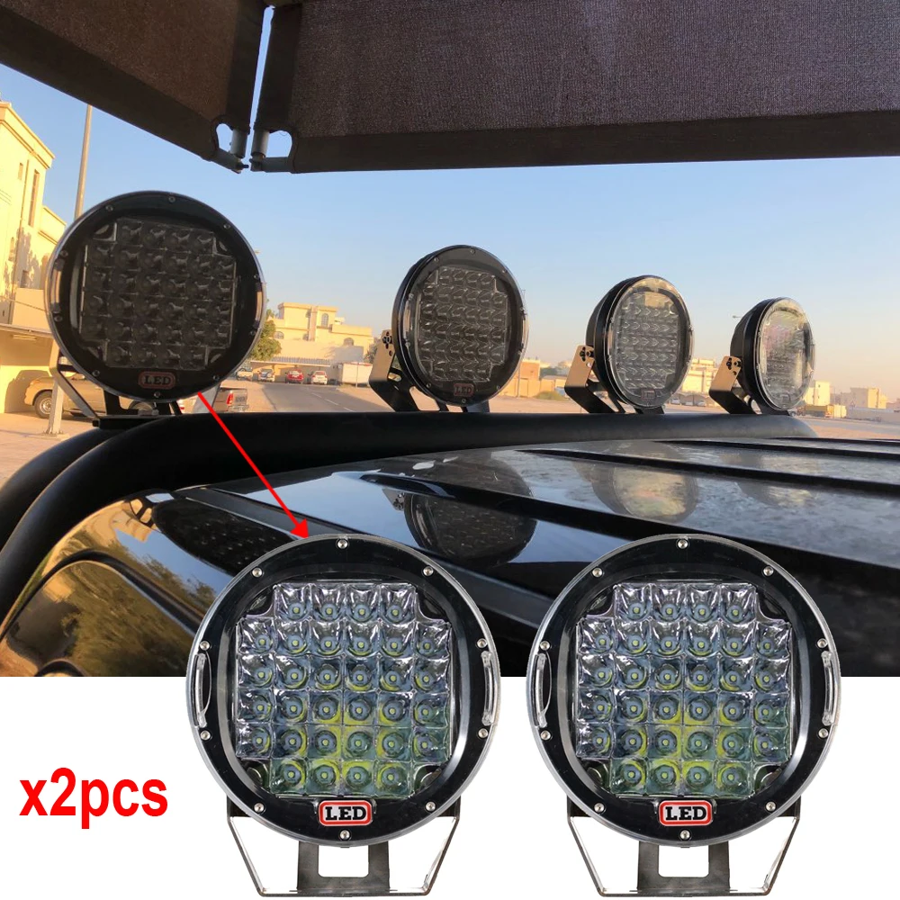 

Round 320w Red led driving light 4x4 led off road light 320W led work light 12V for SUV ATV UTV 4WD 4x4 External Lights x2pcs