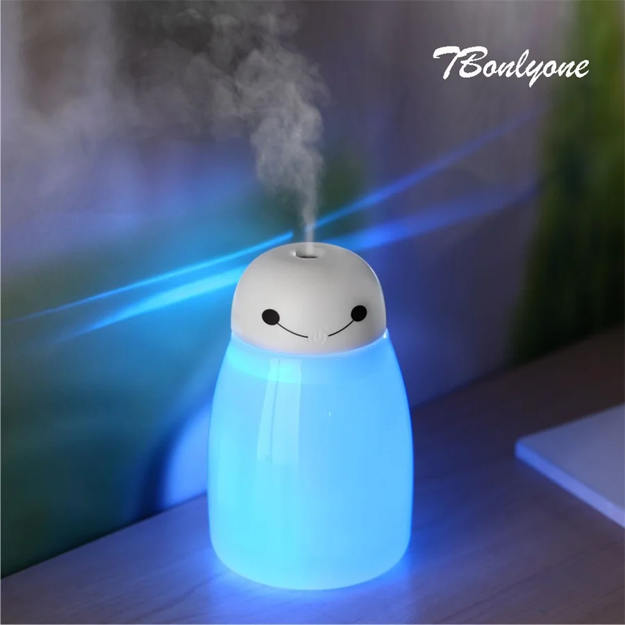 

TBonlyone 400ML Big White Air Humidifier Electric Ultrasonic Essential Oil Aroma Diffuser USB Aromatherapy Humidifier with Lamp