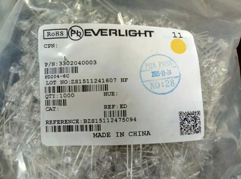 PD204-6C фотодиодная булавка IR 3 мм 940NM скорость LED вода clearNew и оригинал | Обустройство