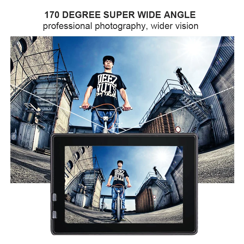 GOLDFOX H10 HD 4K Спортивная Экшн-камера 30 м Водонепроницаемая 2," экран 1080p спортивная DV камера 170 градусов go extreme pro мини-камера