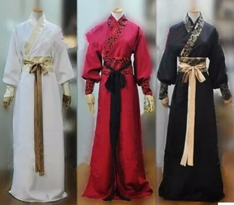 Ancient Chinese Costume Men Stage Performance Outfit for Dynasty Men Hanfu Costume Satin Robe Chinese Traditional Dress Men -