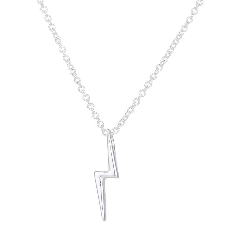lightning necklace,lightning bolt necklace