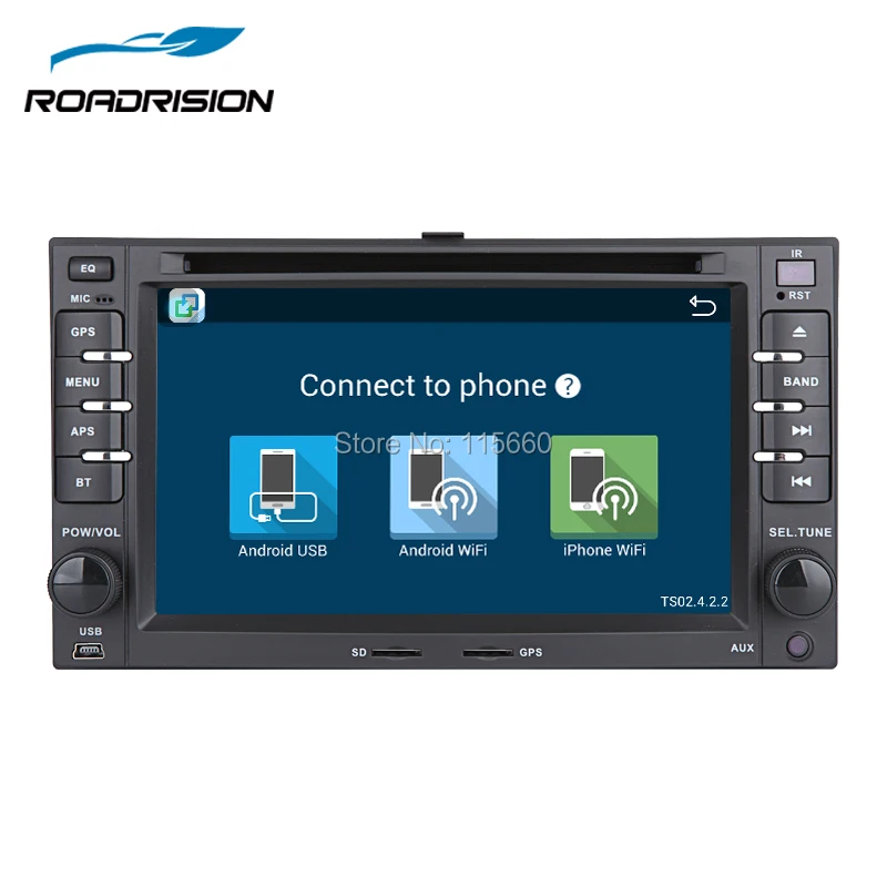RoadRision Android 6 0 Автомобильный DVD Авторадио для Kia Sorento Cerato Sportage Spectra Rondo Carens Optima GPS