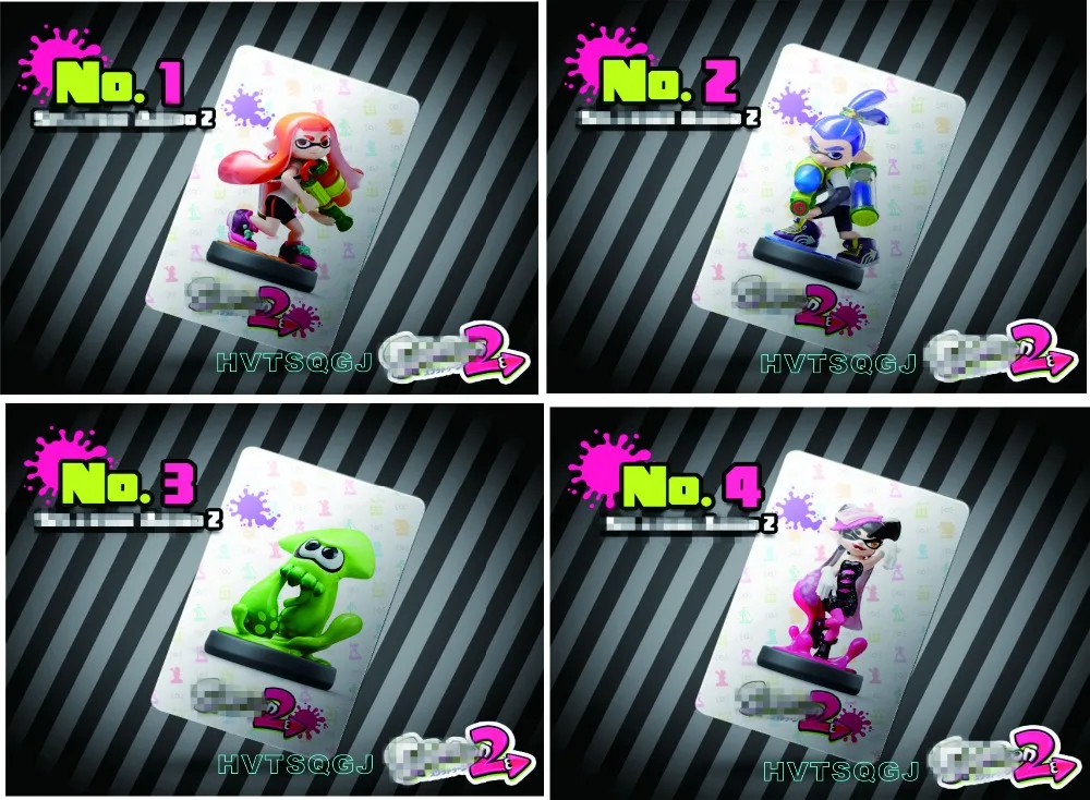 HVTSQGJ 11 шт. Splatoon2 215 чип NFC печатная карта бесплатная доставка|card card|card nfccard printing |