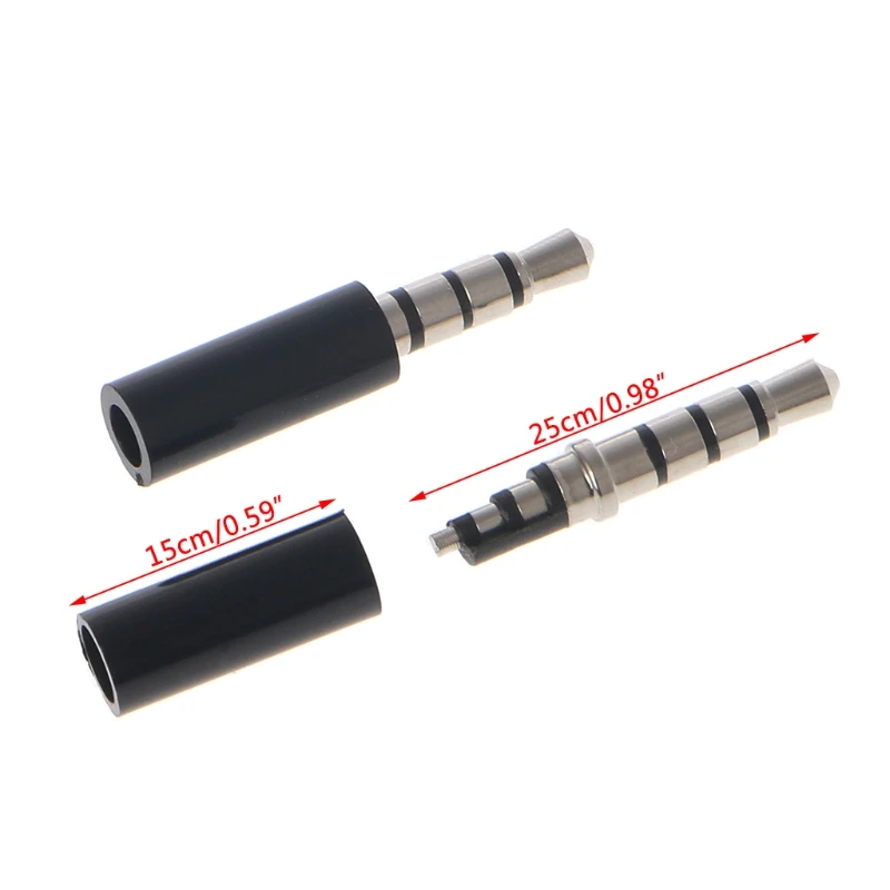 10 шт. разъём для наушников 4 полюса 3 5 мм|4 pole 3.5mm male|3.5mm plug poleplug |