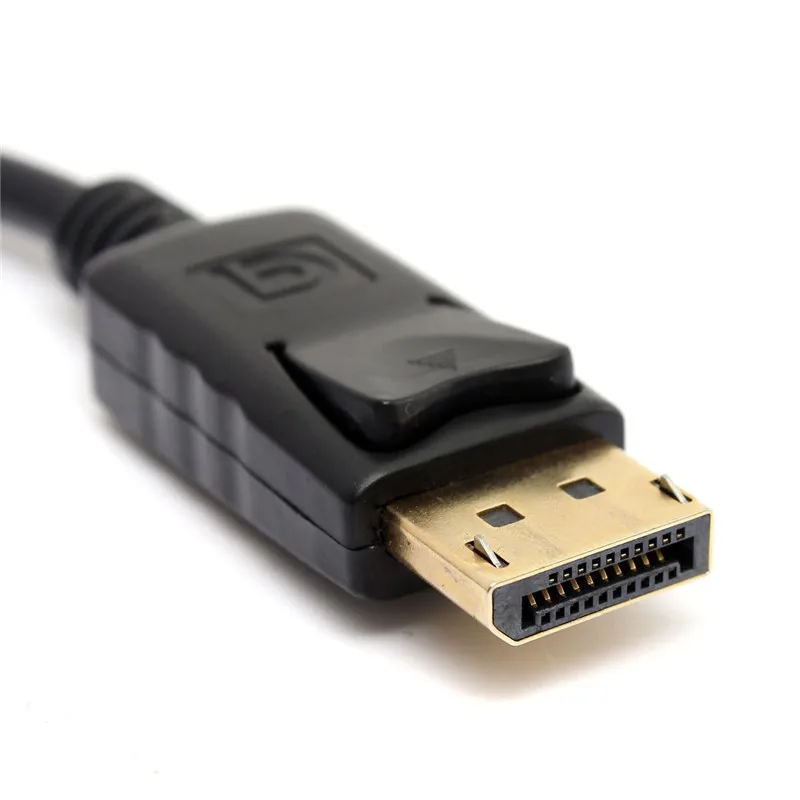 Excellent 500pcs dp to hdmi female Display Port Male To HDMI cable Converter Adapter For PC 1
