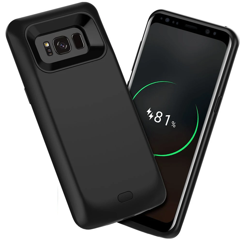 bilder für Externes Ladegerät Fall Abdeckung 5000 mAh für Samsung galaxy S8 S8 Plus Batterie-kasten Power Bank Red bilder für Externes Ladegerät Fall Abdeckung 5000 mAh für Samsung galaxy S8 S8 Plus Batterie-kasten Power Bank Red