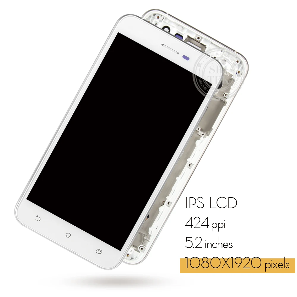 Черный/белый 5 2 дюймов для Asus ZenFone 3 ZE520KL Z017D Z017DA Z017DB ЖК дисплей + сенсорный экран