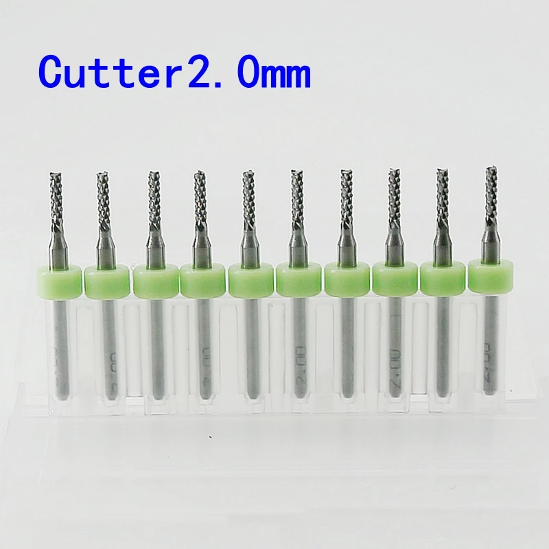 

10PCS Tungsten carbide extended PCB strawberry cutter 2.0mm CNC engraving wood router metal cutting tools tungsten carbide