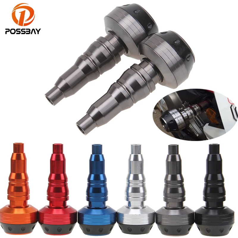 

POSSBAY Aluminum Falling Protectors Motorcycle Frame Slider Motocross Anti Crash Caps for Yamaha Kawasaki Suzuki Honda KTM BMW