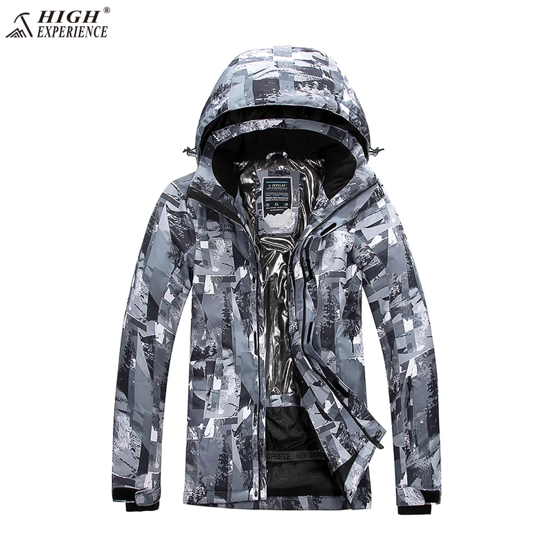 European Ski Jacket Men Mountain Skiing Winter Mens Suit Snow Clothes ...