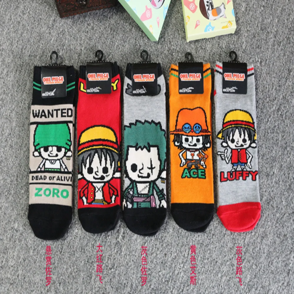 Luffy Usopp Shanks Zoro One piece Socks One piece Merchandise Up to