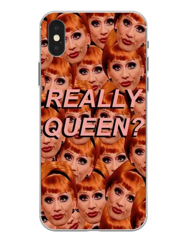 RuPaul Drag queen Case silicone Soft Phone Case For iPhone Case Back Covers For iPhone 5 5s SE 6 6SPlus 7 8 Plus X10 XR XS MAX