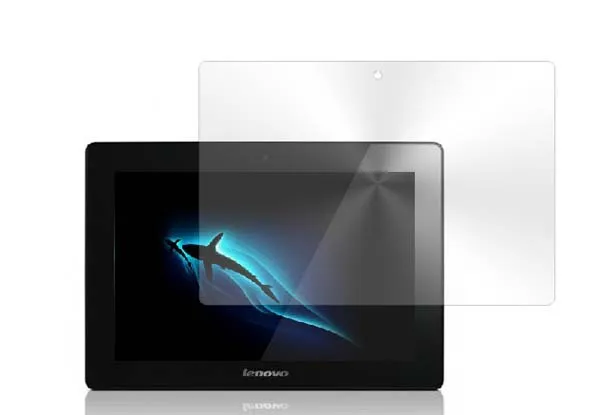Чехол из ПУ кожи с функцией сна + прозрачная защитная пленка для Lenovo Ideatab S6000 S6000H
