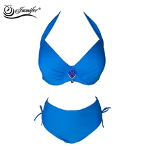 

JAONIFER 2017 Women Bikini High Waist Swimsuit Brazilian Push up Bikinis Set Swimming Suits Bathing suit Swimwear Beachwear