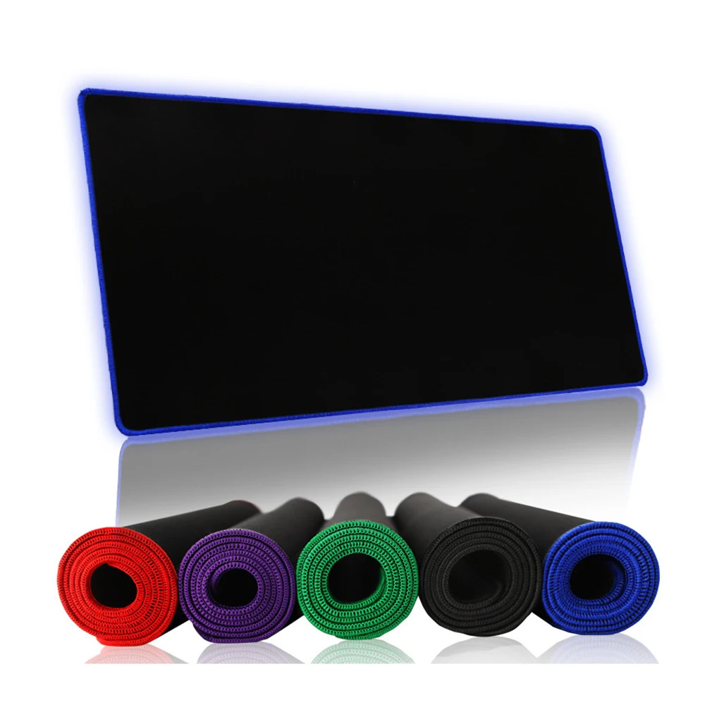 

Pure Black Large Gaming Mouse Pad Colorful Mouse Mat Keyboard Mat Table Mat Desk Mat For Notebook Laptop Gamer Mousepad