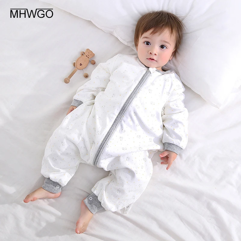 

MHWGO Sleeping Bag Baby Stroller Double Layer Cotton Envelope For Discharge Winter Envelope For Newborns Stroller 1-3 years old