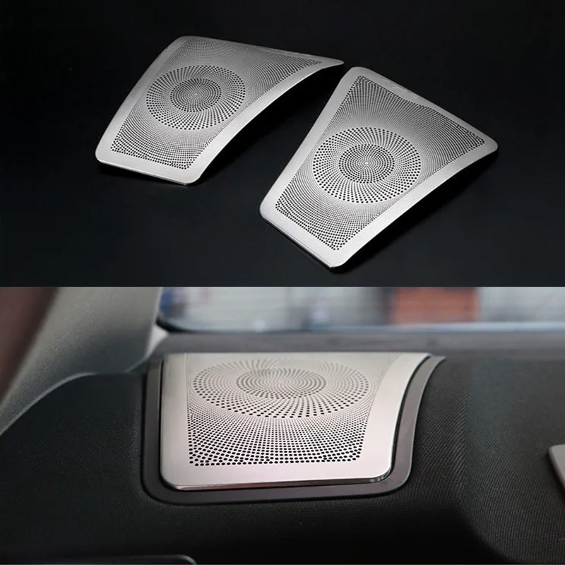 2x нержавеющий Подходит для BMW 7 серии F01 F02 09 2015 & 5 F10 2011 2016 задняя панель динамика