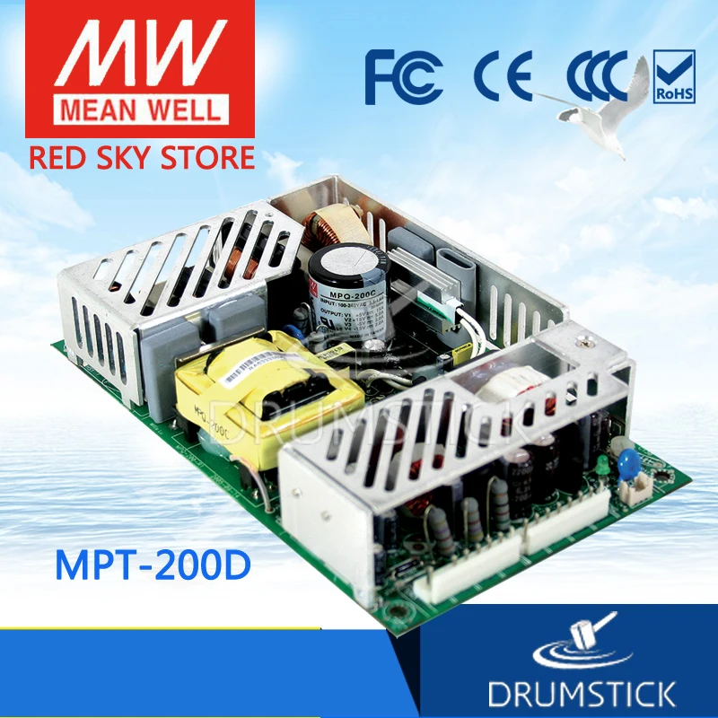 

MEAN WELL MPT-200D meanwell MPT-200 200W Triple Output Medical Type