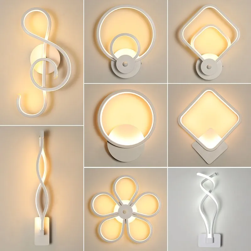  2019 lustre wall lamps Modern bedroom LED wall lights living room lighting indoor lamps warm white  - 32919904370
