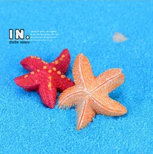 Micro beach landscape fairy garden decorative Mediterranean resin figurine mini Starfish Figure Toys terrariums DIY accessories