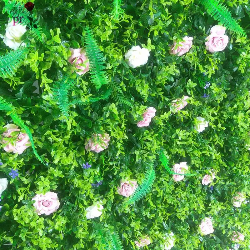 

SPR искусственные коробки цветы настенные панели садовая Трава стены фон события Декор для сада вечерние украшения
