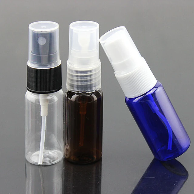 5pcs/lot 15ml Mini Spray Bottle Travel Transparent Empty Plastic