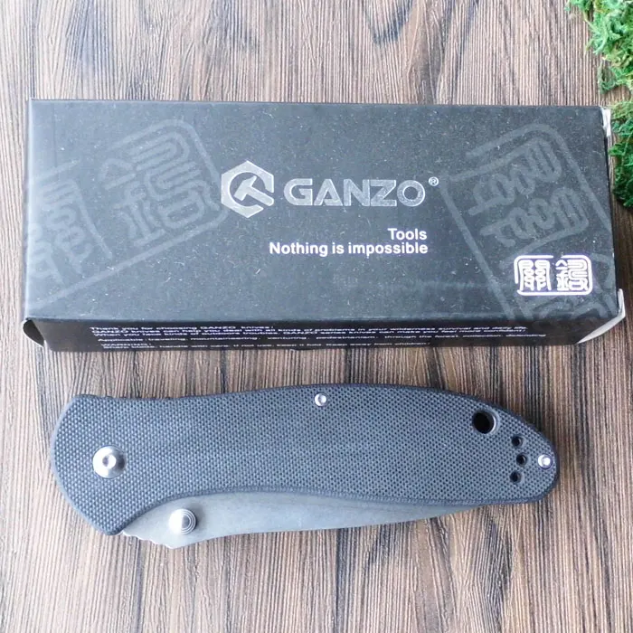 Ganzo G7392 Firebird F7392 G7392P F7392P 58-60HRC 440C G10 или углеродного волокна ручки складной Ножи Открытый выживания Отдых на природе EDC