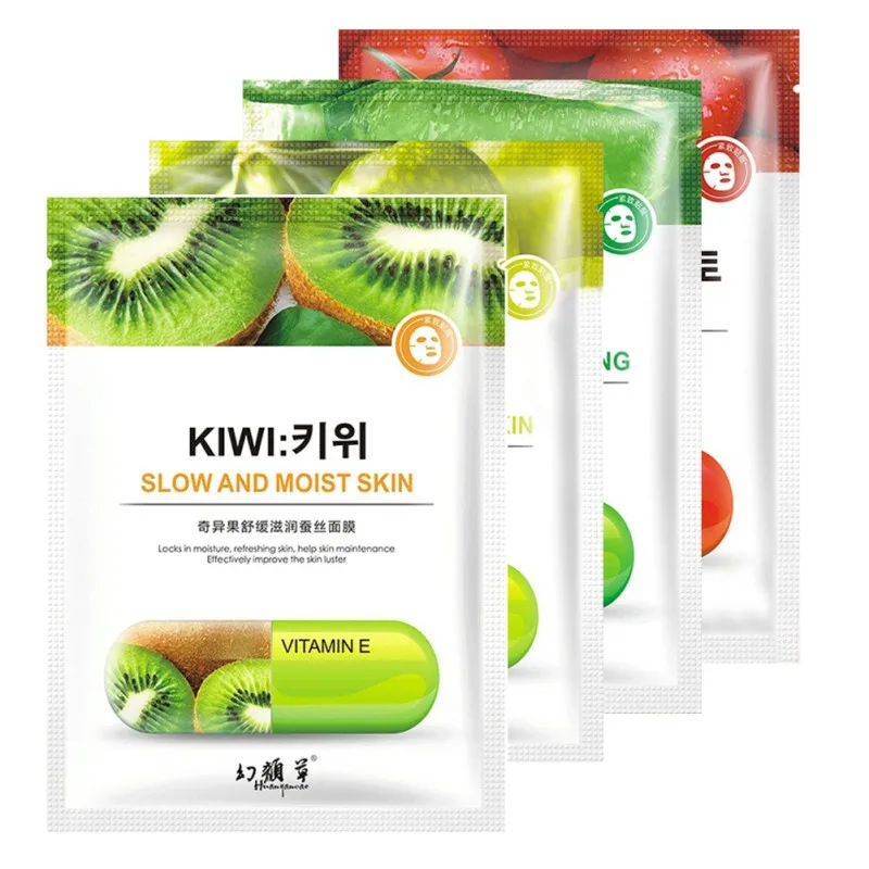 New 4 Style Natural Fruit Fresh Mask Skin Care Smooth Moisturizing Oil