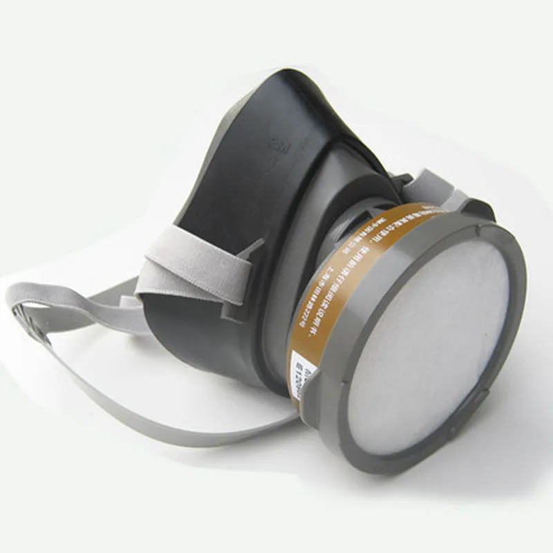 Protective Gas Half Mask Single Activated Carbon Filter Cartridge Respirator Safety Anti-Dust Chemical Paint Spray Protective Gas Half Mask Single Activated Carbon Filter Cartridge Respirator Safety Anti-Dust Chemical Paint Spray