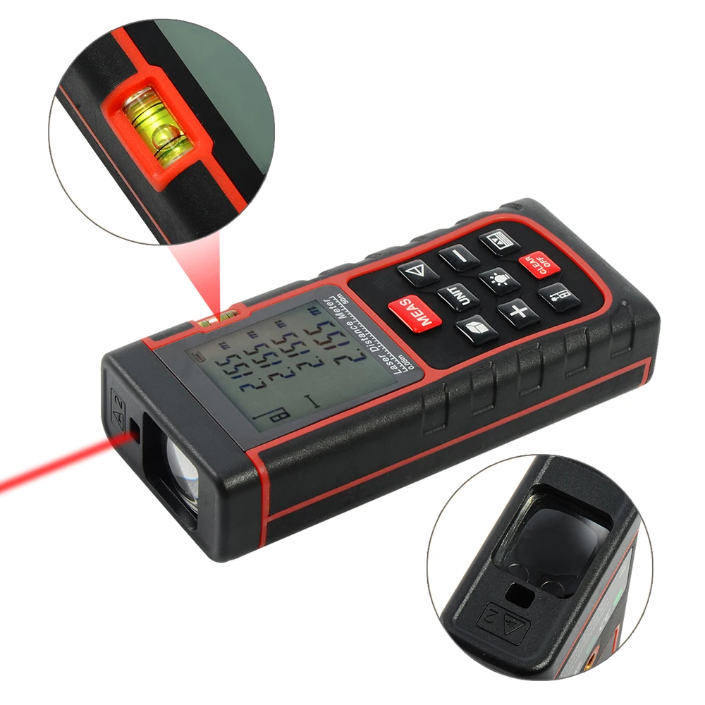FIRECORE 50m (0.05-50m) IP54 digital laser distance meter 164ft rangefinder measuring with original packaging WAL46 FIRECORE 50m (0.05-50m) IP54 digital laser distance meter 164ft rangefinder measuring with original packaging WAL46