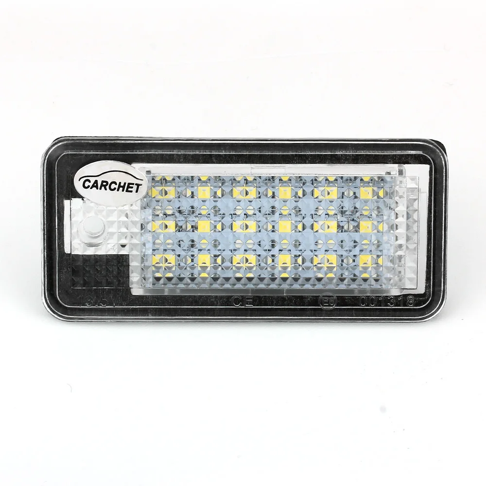 Автомобильные лампы CARCHET 2X белые светодиодные для номерного знака 18 SMD Audi A3 04