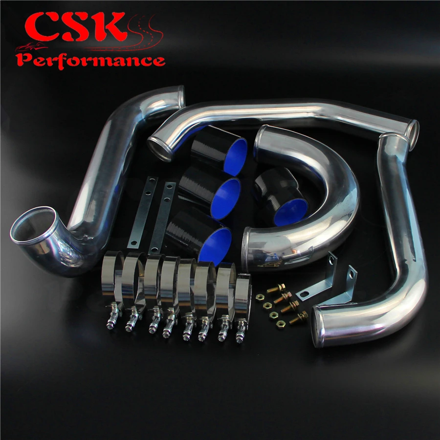 

High Performance Intercooler Piping Kit Set Fits For Toyota Supra JZA80 2JZ GTE 93-98 Blue / Black / Red