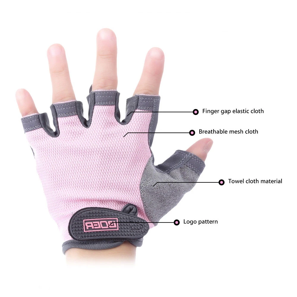 Weightlifting Half Finger Gloves Paired Body Building Fitness for Women Weightlifting Half Finger Gloves Paired Body Building Fitness for Women