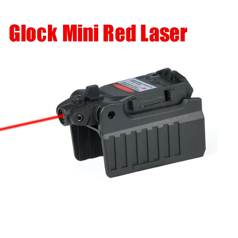 Тактический лазерный мини прицел Glock красная лазерная точка для 17 18C 19 22 23 25 26 27 28 31