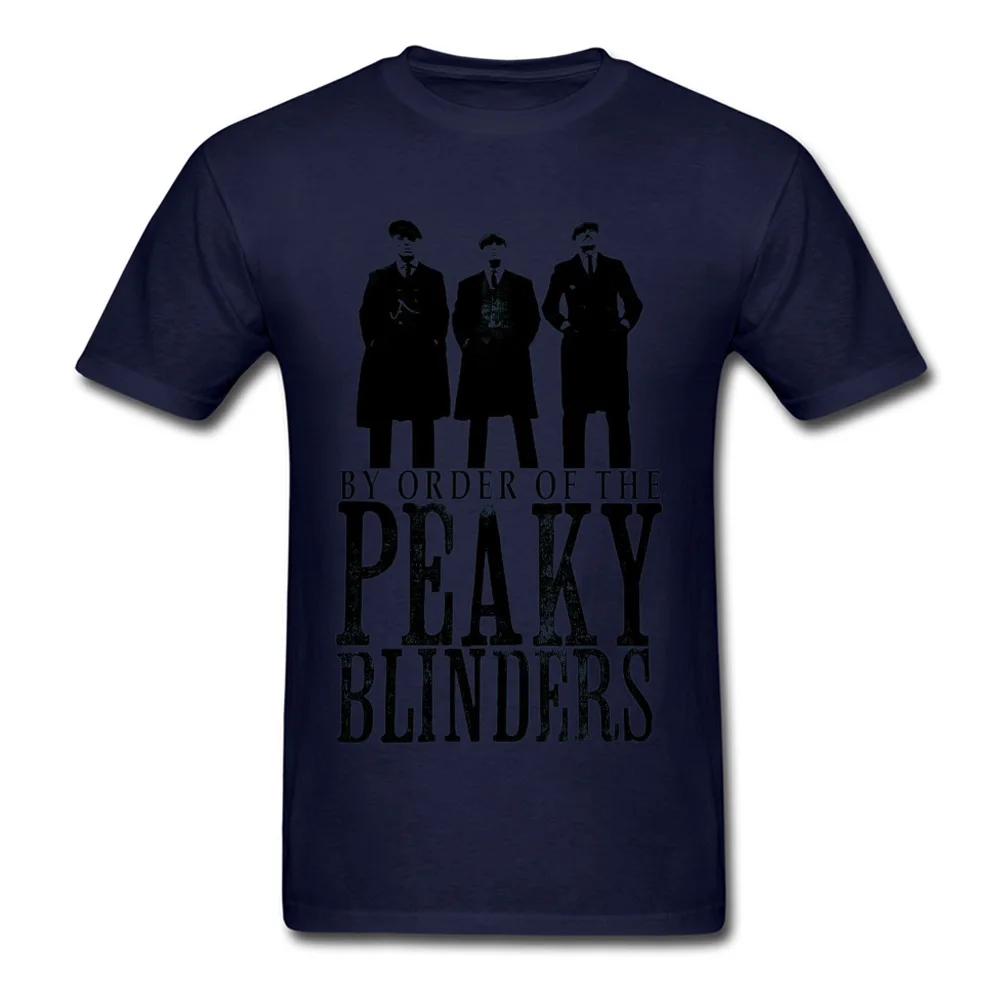 Peaky Blinders B Cotton Men's Short Sleeve Tops Shirts Normal Summer Top T-shirts Casual Tshirts New Design O-Neck Peaky Blinders B navy