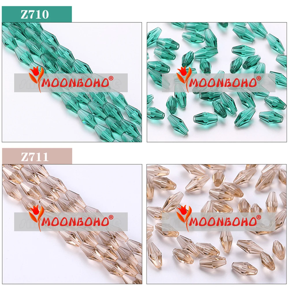 bicone beads faceted beads (12)