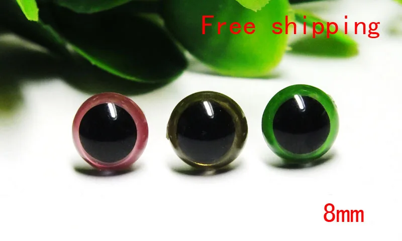 

Free shipping!!!New high-quality colored safety doll eyes findings-3color each color 20pcs