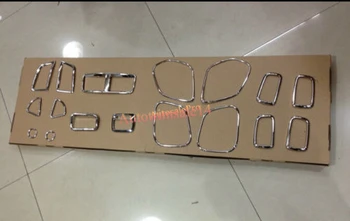 

17PCS Chrome Car Interior Accessories Cover Kits Trim For Mitsubishi ASX RVR Outlander Sport 2013-2015