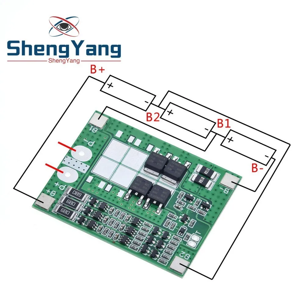 

3S 15A 11.1V 12V 12.6V Lithium Battery Protection Board Charger Protect Module Balance 18650 Li-ion Lipo Cell Pack bms pcm good