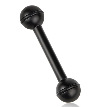 

3.3" / 84mm Double 1" Ball Full Aluminum Extension Arm for Connecting Strobe/Video Light to Underwater Photography Tray/Handle