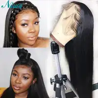 Newa Hair 13x6 Lace Front Human Hair Wigs Pre Plucked With Baby Hair Straight Lace Front Wig Glueless Brazilian Remy Hair Wig
