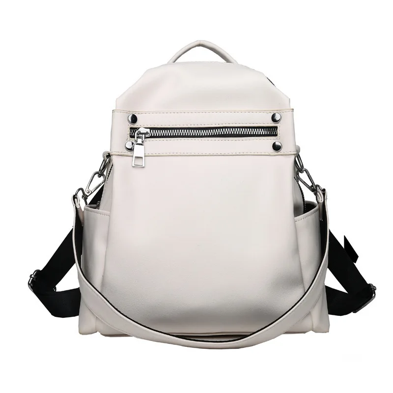 

NEW 2019 PU Leather Women Backpack 2019 New Fashion Vintage Detachable Shoulder Bag Ladies Travel Mochila Female Zipper Backpack