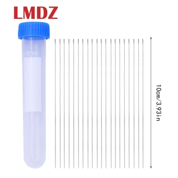 

LMDZ 20PCS Stainless Steel Beading Needles Silver Tone Hot Sale String Beads Needle For Woman Handmade DIY Jewelry Gift 100mm
