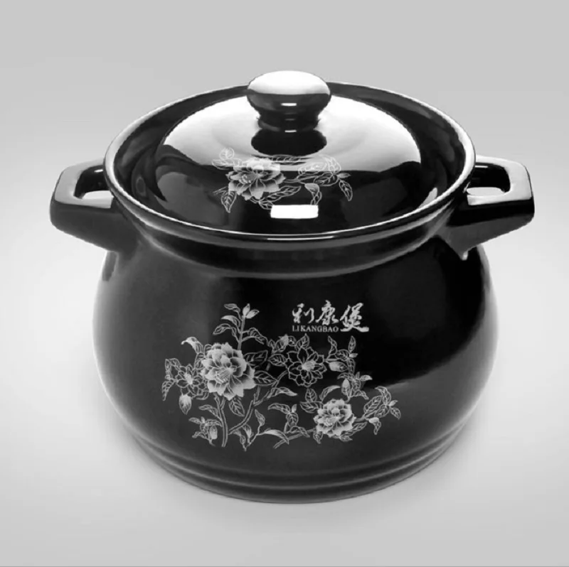 Керамическая кастрюля для супа тушеная с высокой термостойкостью|ceramic casserole|casserole