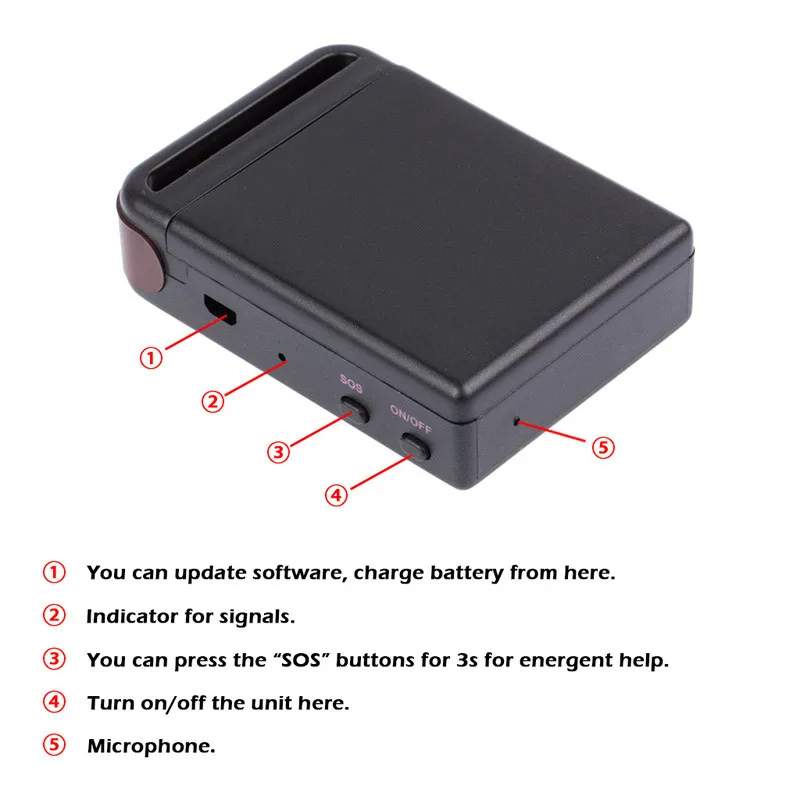 100 pcs lot DHL Free High Quality Mini GPS GSM GPRS Car Vehicle Tracker TK102B Realtime