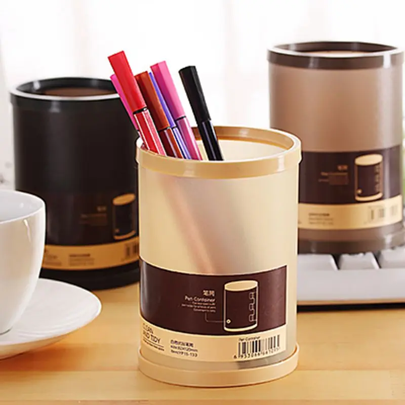 DIY portable folding desktop stationery storage box pen holder