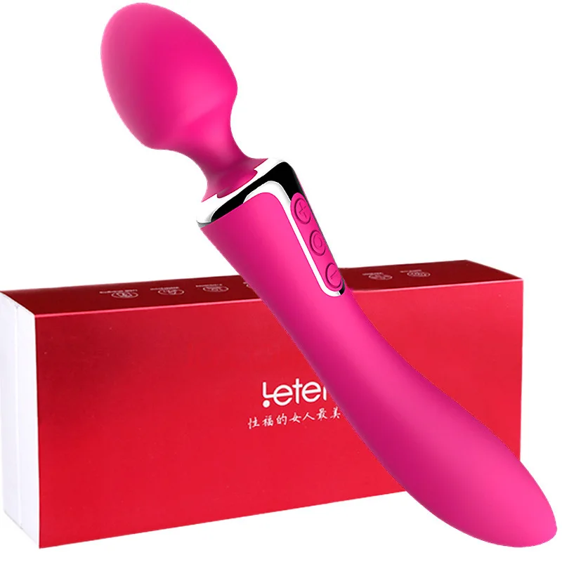 Leten double vibrator nipple clitoris stimulator sex toys for woman g spot usb vibrators dildo silicone magic wand massager